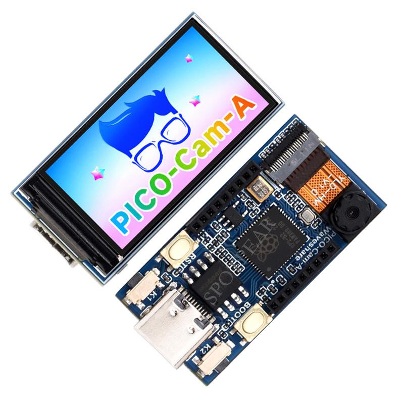 Raspberry Pi Pico RP2040 Board with HM01B0 Camera & 1.14" LCD Display
