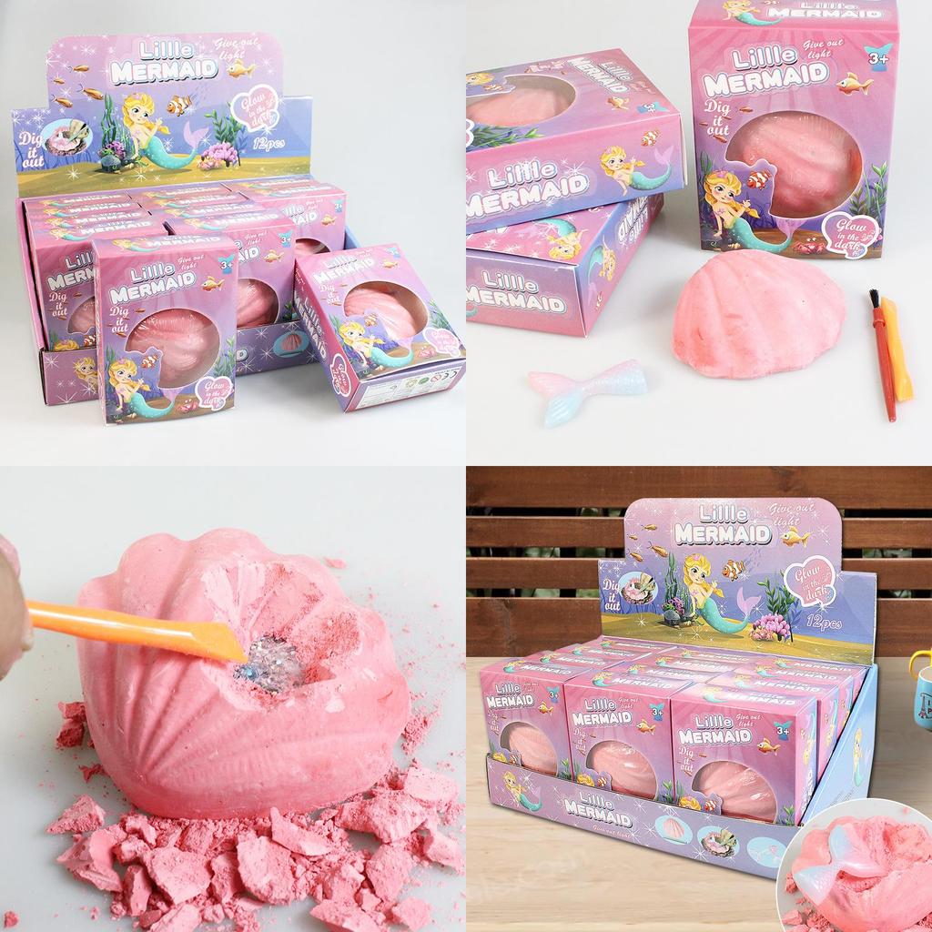 Archäologische Ausgrabung Meerjungfrauen-Fossil Pädagogisches Spielzeug für Grundschüler