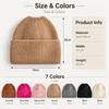 Ear Protection Knitted Hat Windproof Skull Cap Fashion Winter Hat  Women And Girls