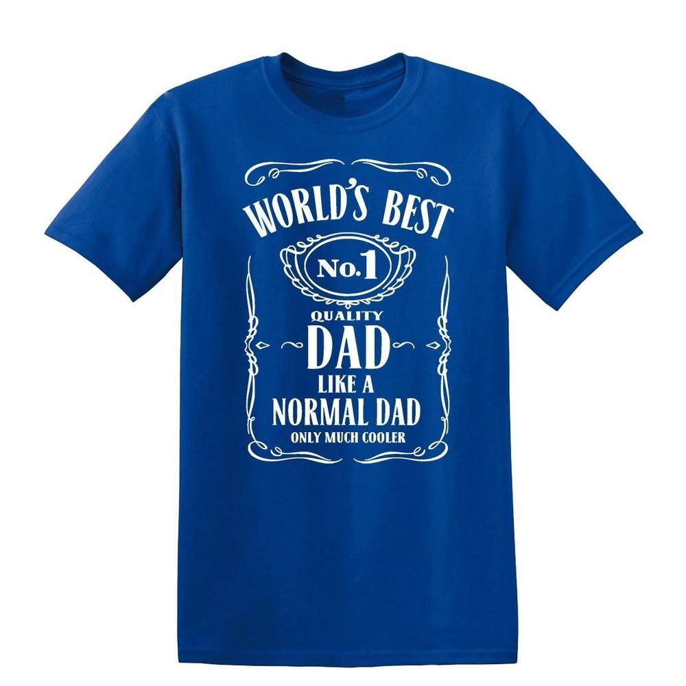 Worlds Best Dad No1 Unisexs Tshirt Gift For Dad Fathers Day Present Tshirt Top