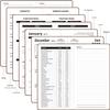 English Weekly Planner Soft Cover (24 Sizes) - Customizable Schedule Book 26-27