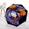 Halloween, Eeyore Automatic Opening and Closing Umbrella, Compact Travel Umbrella, Lightweight and Portable, Suitable for Beach Commuting Bu