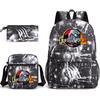 ONE PIECE heat transfer schoolbag primary school student printed backpack large capacity backpack backpack pencil case