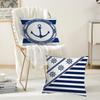 Navigational Anchors Pillow Case Suitable For Bedrooms Living Rooms Cars Home Decoration