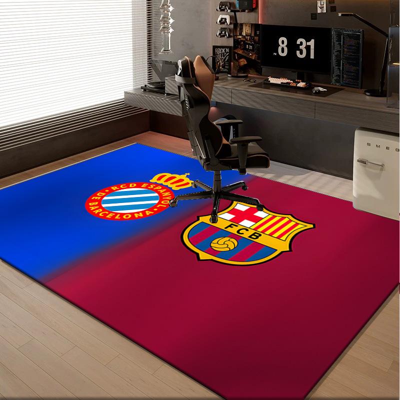 1PC rug Espanyol Stadium Carpet, Chair Rug,Area Rug for Office Bedroom living rooms bedroom, Doormat decor Christmas fan gifts