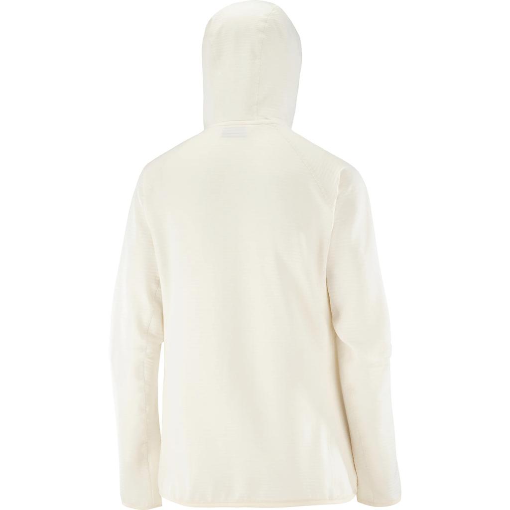 Salomon Essential Lightwarm Stand Collar Warmth Moisture Wicking Breathable Solid Color Hiking Mid Layer Fleece Women tops C27566