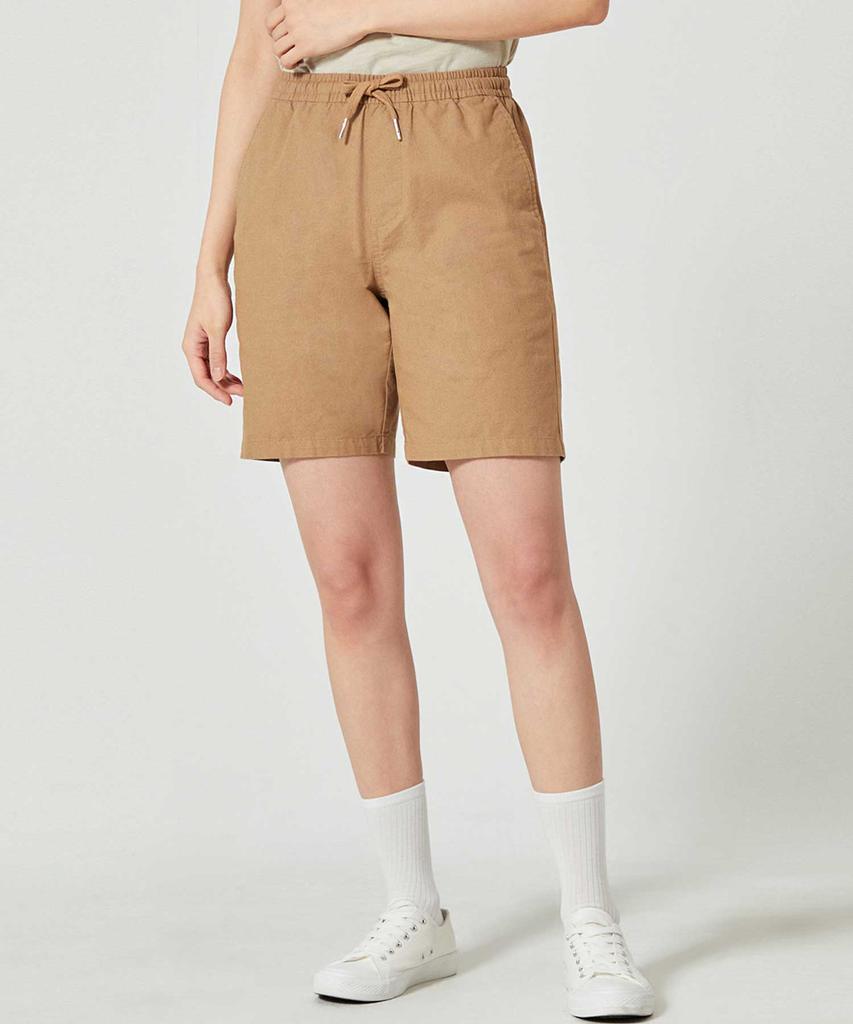 GUESS Unisex Linen Elastic Shorts