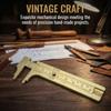 MM Inch Brass Caliper Dual Scale Measuring Tool Precision Measurement Tool  Length Measurement