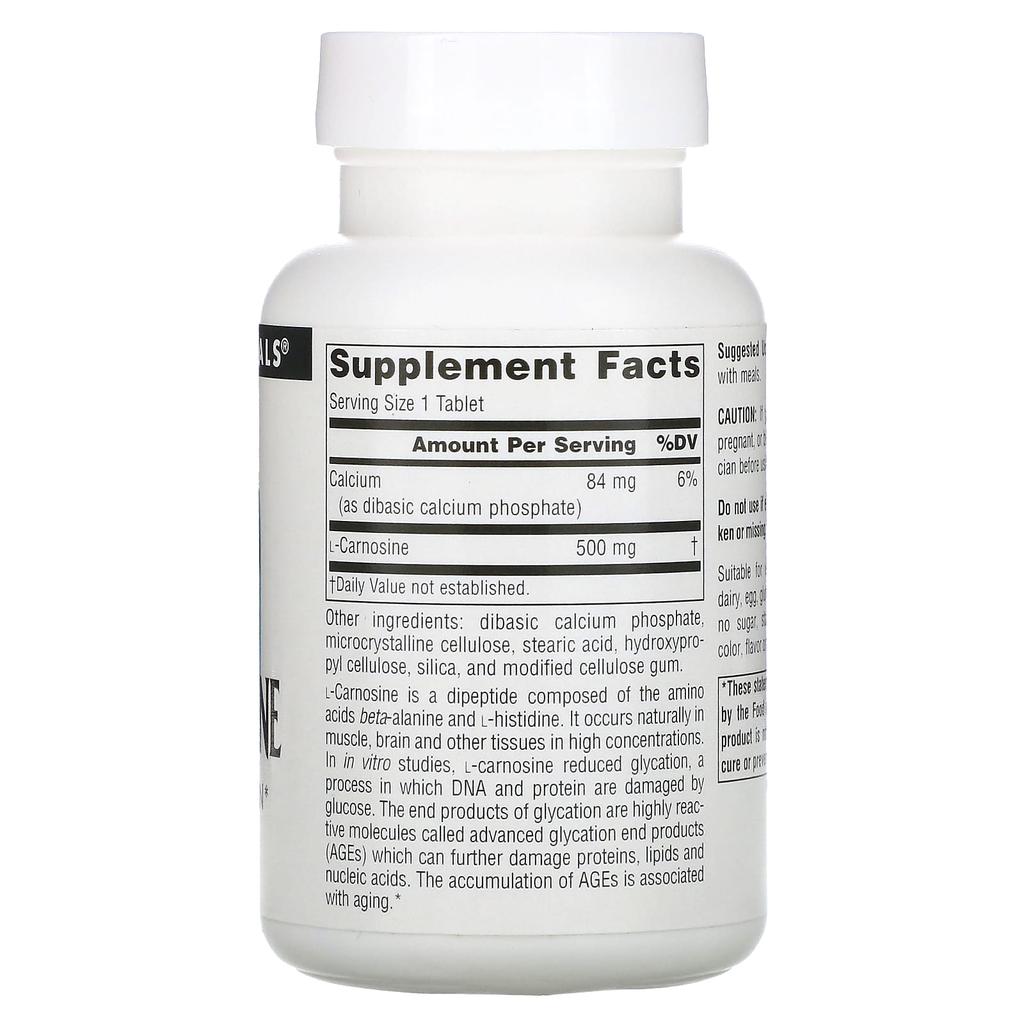 L-Carnosin, 500 mg, 60 Tabletten