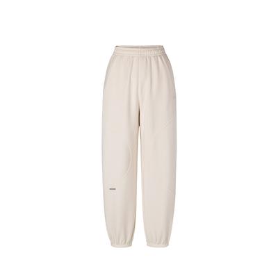Loose Fit Jogger Simple Versatile Solid Color Mid Waist Knitted Sports Pants Women Bottoms 162548311-4