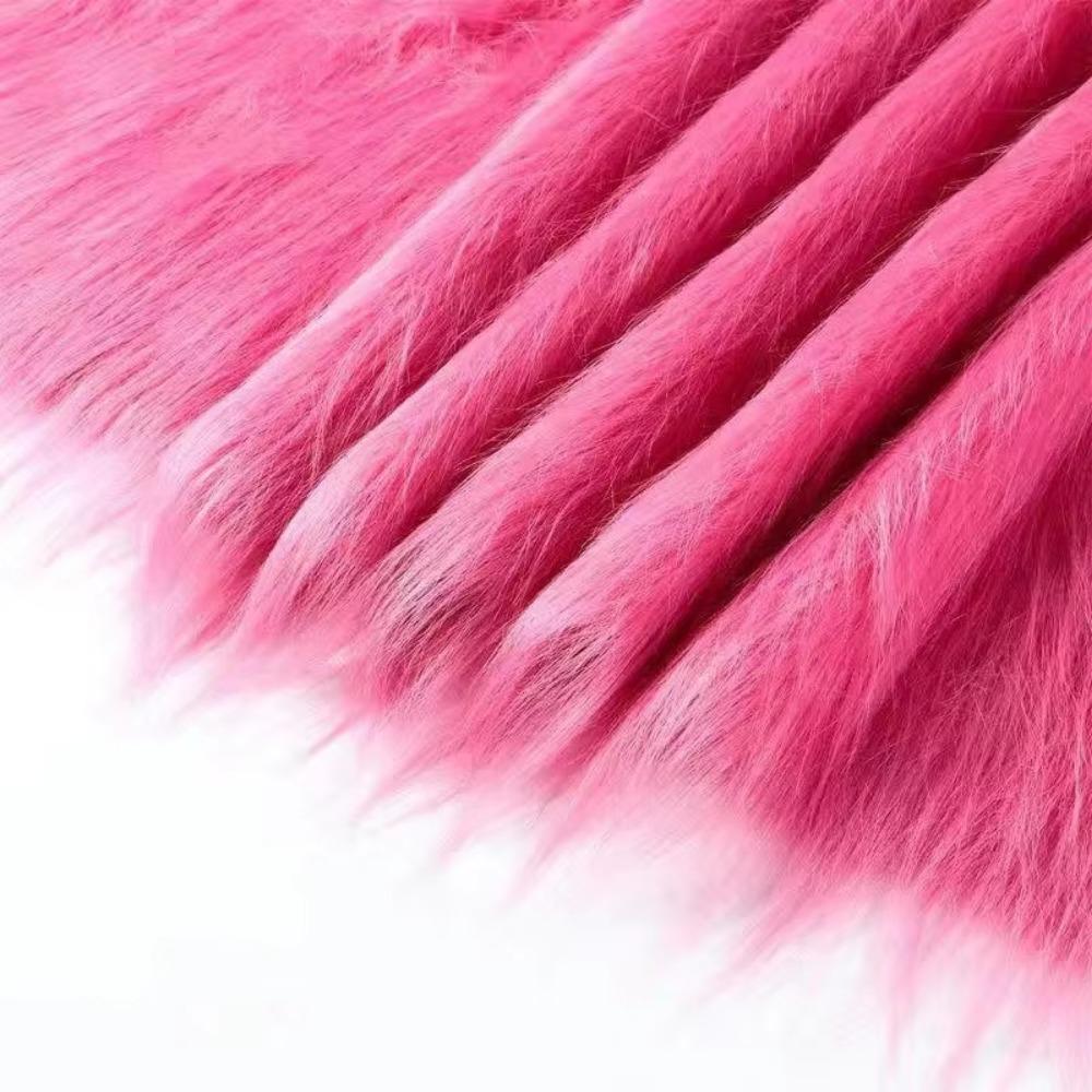 1.8M Trimming Fabric Plush Sewing Costume Stripe DIY Faux Fur Ribbon Tapes  Home Decor