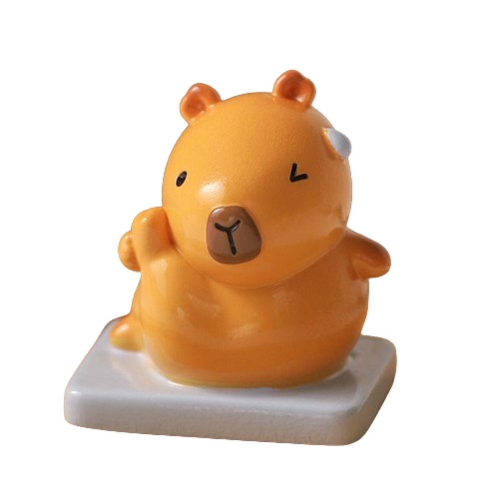 Djur Kapybara Figur Leksaker Modell Simulering Kapybara Djur Figurer Tecknad Figur Kapybara Modell