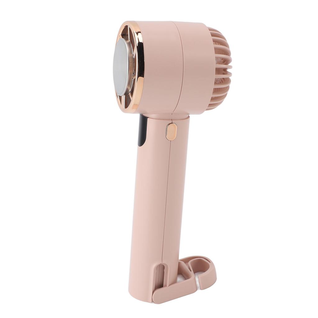 Mini Portable Fan Handheld Semiconductor Cooling Fan 3 Speed Small Desk Fan USB Rechargeable for