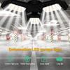 Deformable Bulb 3 Panels 40/60/80w Workshop Lighting Industrial Lighting For Garage Warehouse Emergency Hot Ceiling Light Newest