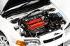 Freestyle MOTORHELIX Scale Mitsubishi Lancer Evolution VI GRS SCOTIA WHITE Finished Model M84305 1/18 T.M.E.
