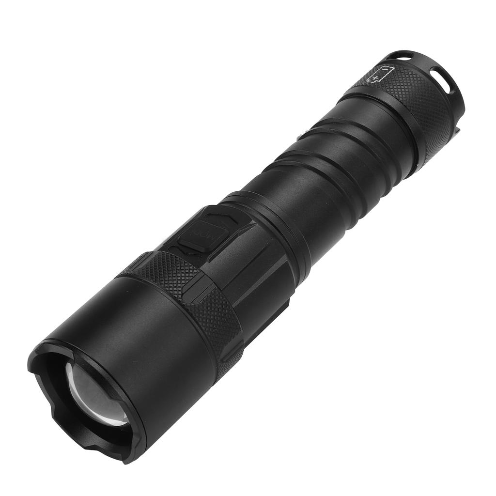 Camping Flashlight Outdoor LED Torch USB Charging Ultra Bright Aluminum with Power Display