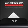 Car Styling Tissue Box Napkin Organizer Storage Case Accessories For MINI Cooper JCW WORKS R55 R56 F55 F56 R57 R58 R59 R60 R50 SS66