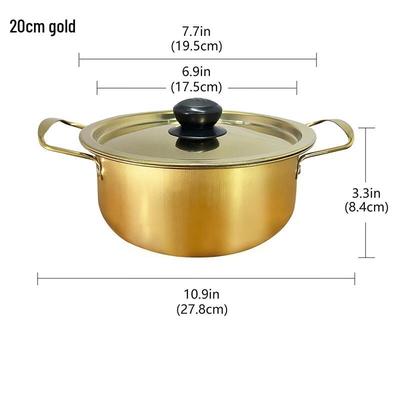 Yoshida Sho Korean Style 20cm Mini Hot Pot with Lid