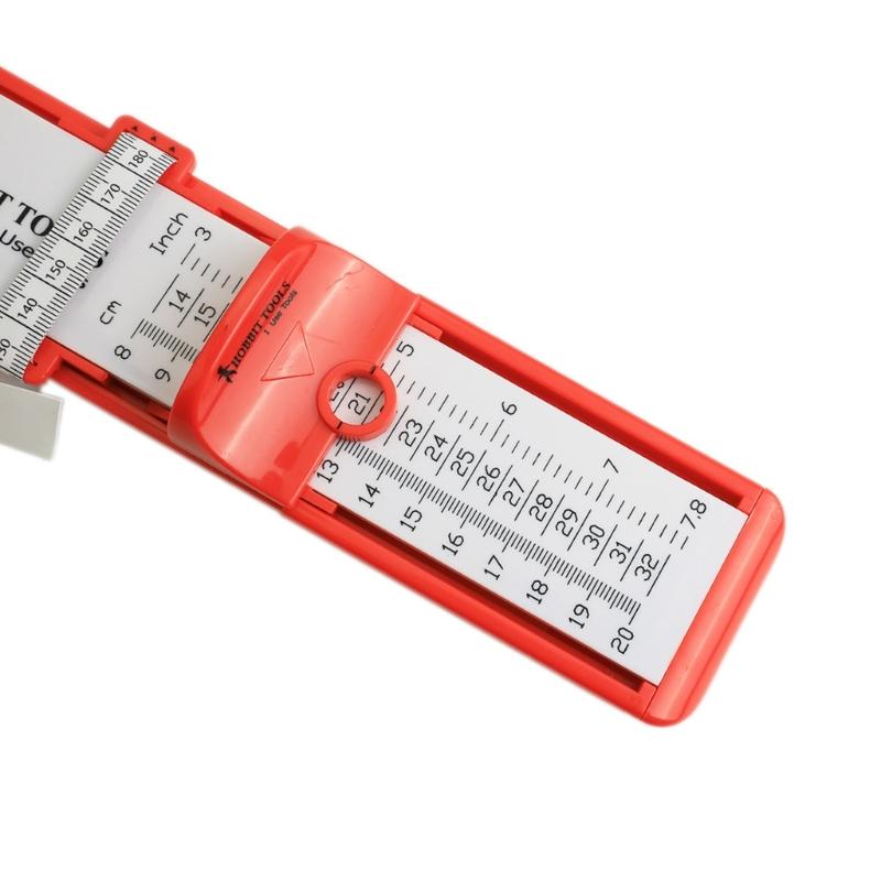 Safe Plastic Kids Foot Gauge 20CM Length for Measuring Foot Width and Size Home Foot Measuring Device