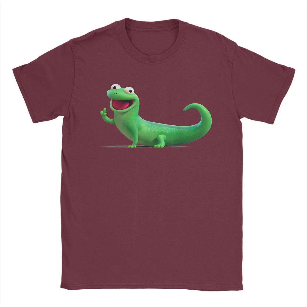 Lizard Smiling T Shirt Summer 100 Cotton Tshirts For Male Fashion Design Tshirt Shortsleeved Vintage Top Tees