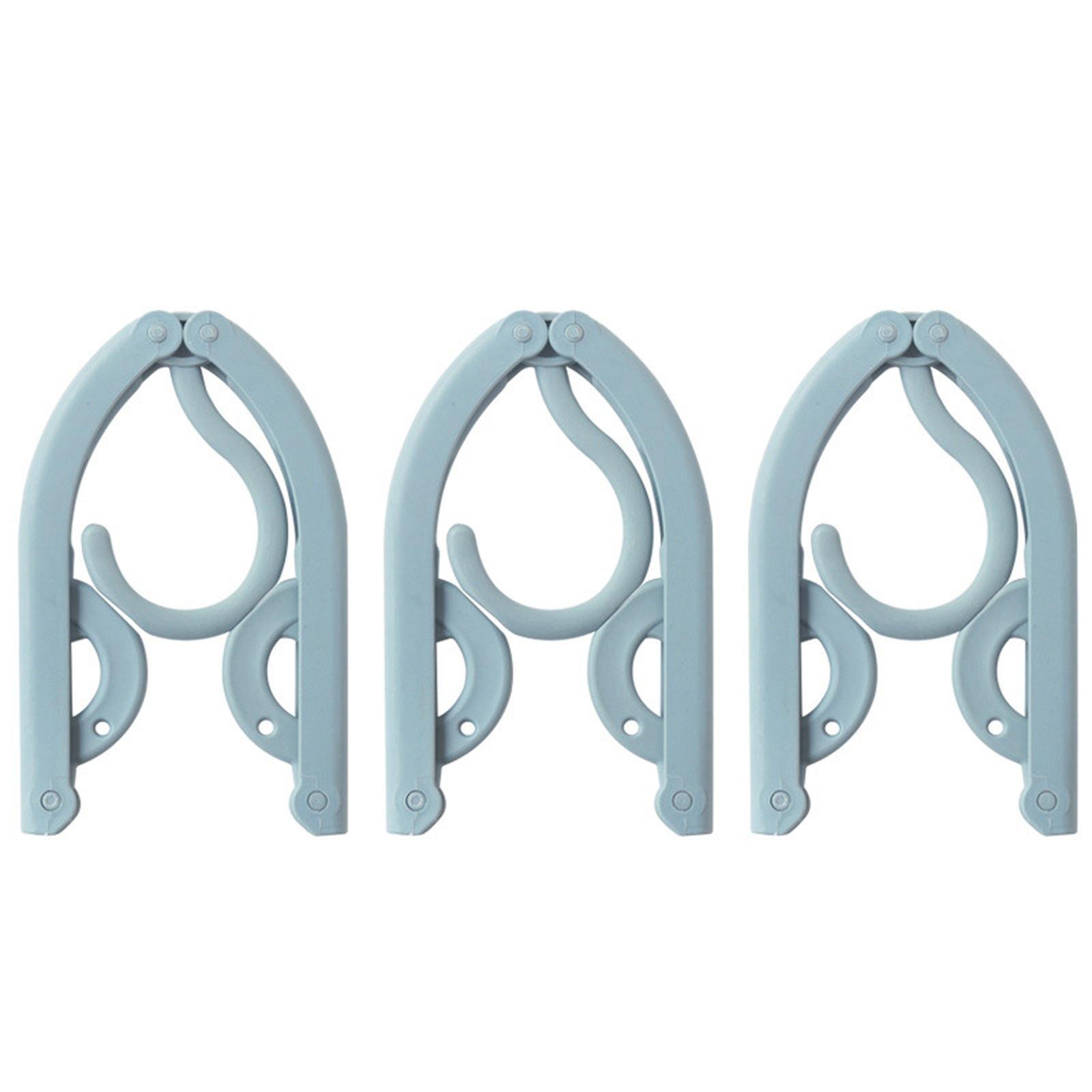 

Портативные складные вешалки для путешествий, Экономящие место для и дома one size синий