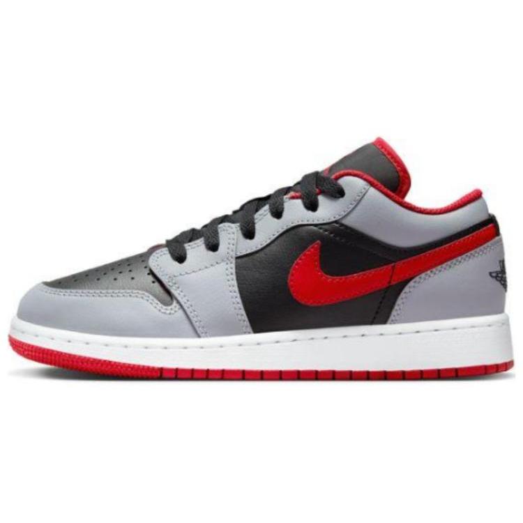 

Jordan 1 Low Cement Fire Red GS 553560-060 36.5