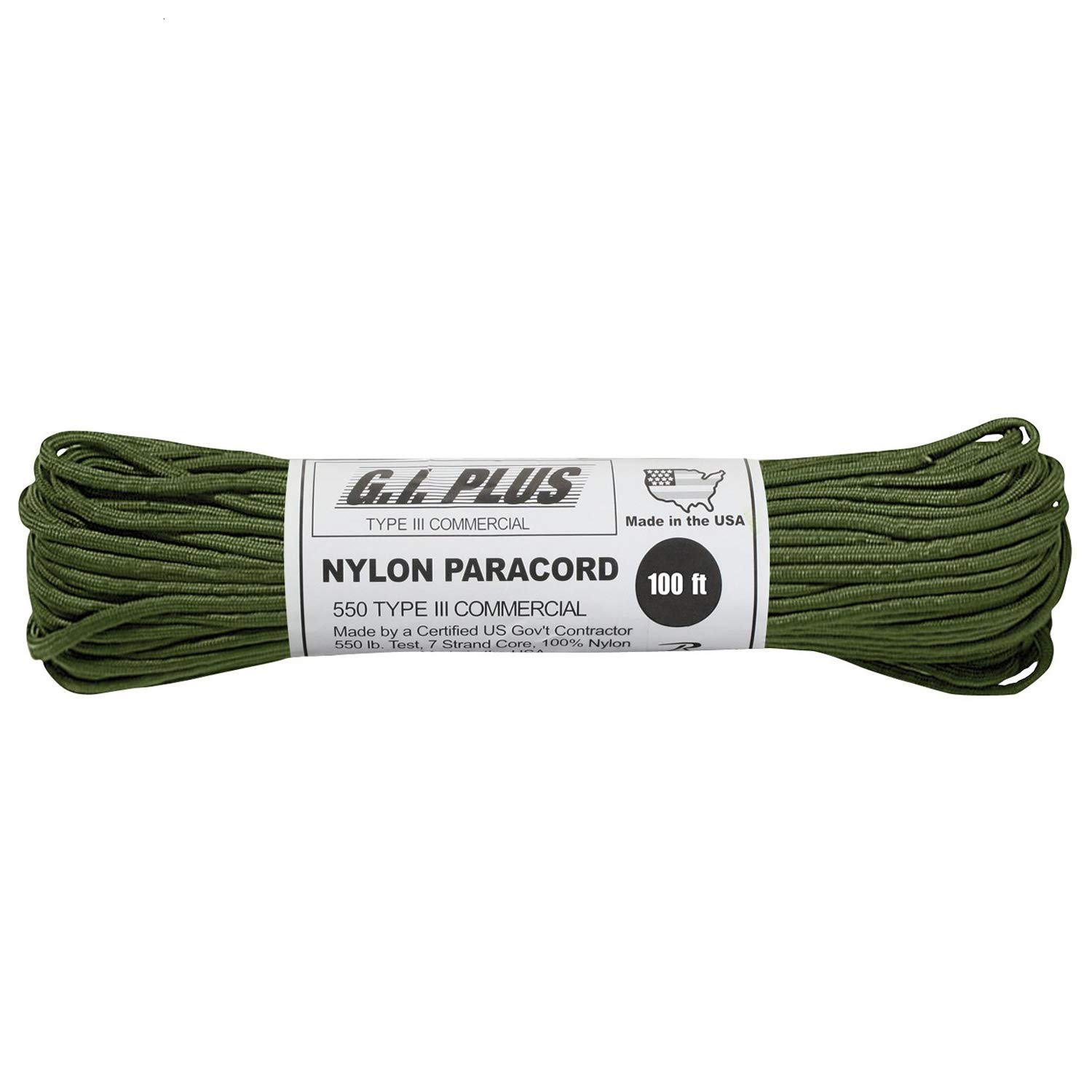 

Rosco Paracord 30M Weight Capacity 250Kg Olive D оливковий