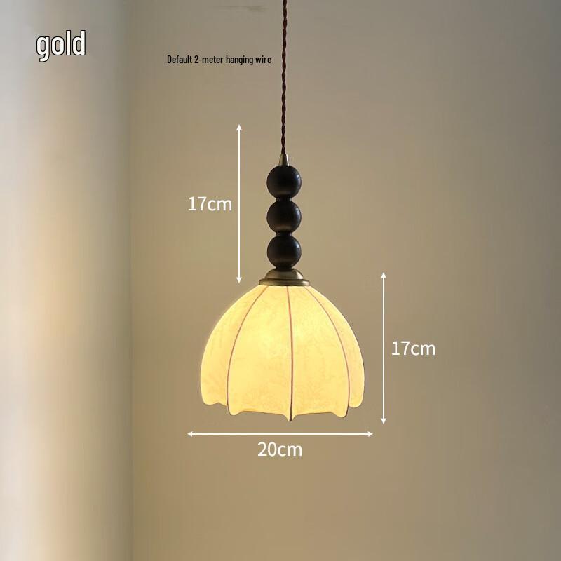UOSU Nanyang Style Vintage Bedside Pendant Lamp