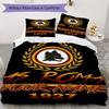 Set Copripiumino con Nome Personalizzato e Motivo AS Roma Federa Decorazione per la Casa Regalo di Compleanno (1* copripiumino+2*federe senza imbottitura)