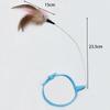 New Interactive Cat Teaser Neck Collar Toy Self-Entertainment With Feather Bell Pet Supplies For Cats Kittens