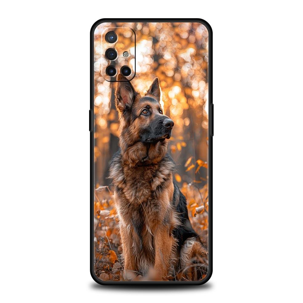 Deutscher Schäferhund Cartoon Hülle Für OnePlus 15 13 12 11 10 9 8 15T 13T 10T 7T Pro 13R 12R 9RT 8T Nord 4 N10 2T CE 2 3 5G Cover