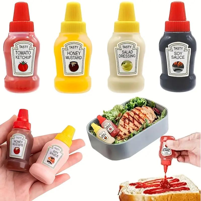 1pcs Mini Bottling Bottle Household Mini Seasoning Bottle Tomato Salad Honey Squeeze Bottle Sauce Bottle