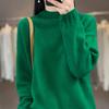 Women's Cashmere Sweater Qinghe Cashmere 30% Cashmere 70% Wool Autumn and Winter Pullover Warm and Fashionable