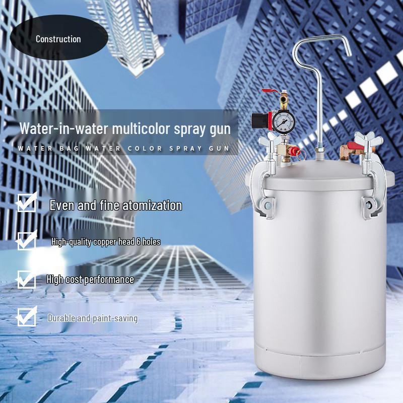 15L Multi-Color Water-Based Latex Paint Spray Gun with Sand-Ready Pressure Pot