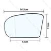 2PCS For Mercedes Benz W203 W211 2000 2001 2002 2003 2004 2005 2006 Rearview Side Mirror Lens Glass Heated 2038100121 2038101021
