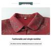 Spring & Autumn Floral Long-Sleeve Jacket for Middle-Aged & Elderly Women