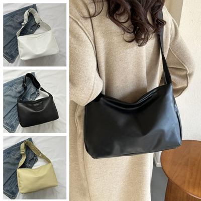 PU Leather Shoulder Bag Women Portable Ladies Tote Bag Fashion Casual Crossbody Bag  Girl