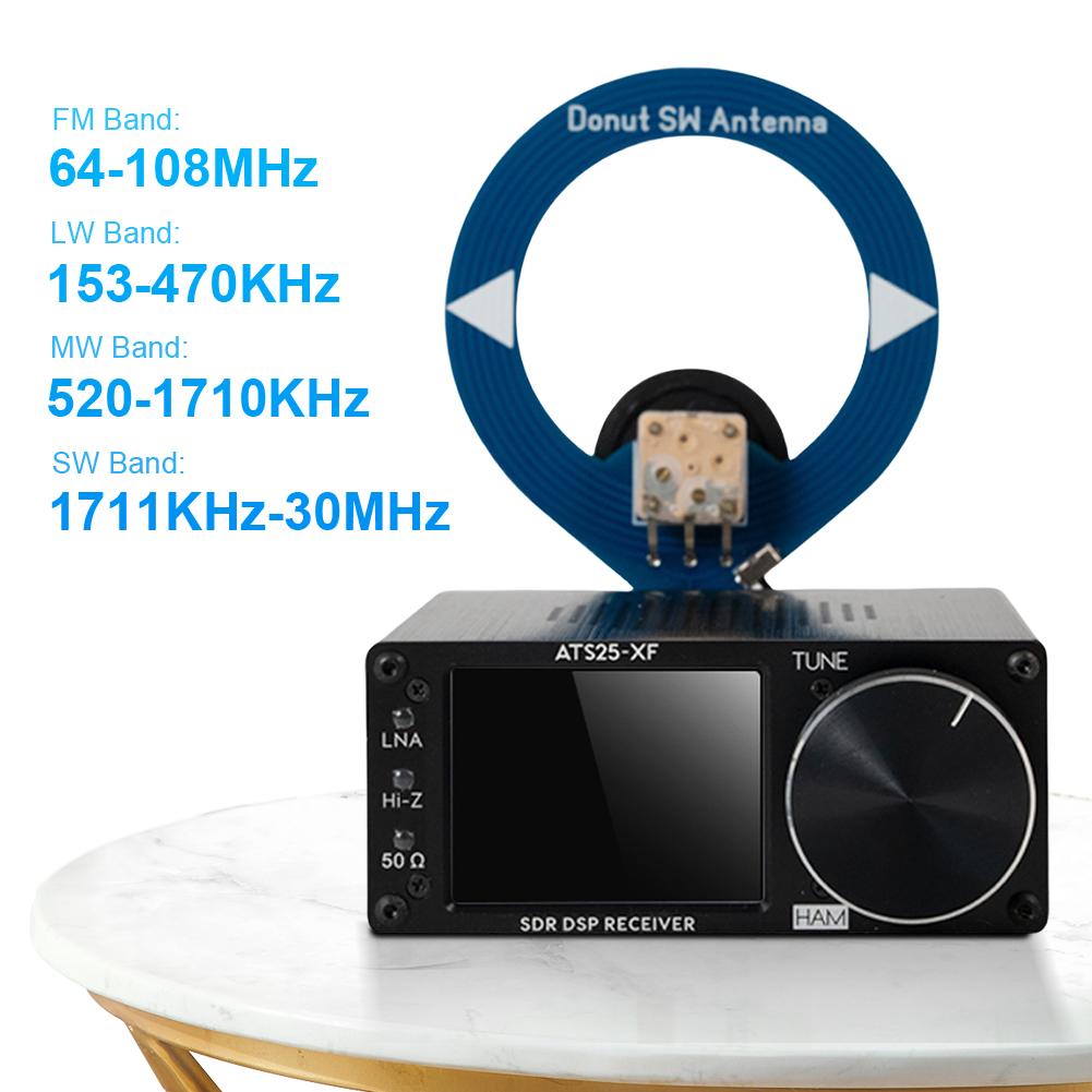 ATS25-XF DSP Full Radio Receiver WIFI FM LW SW CB MW Mixer Receiver Full-Band Portable Radio