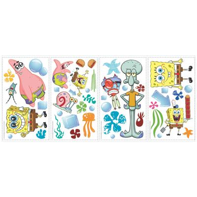 RoomMates RMK1380SCS Spongebob Squarepants Peel and Stick Wall Decal