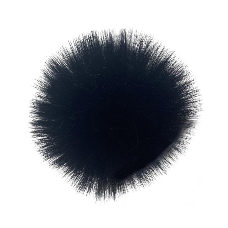 

Outdoor Microphone Furry Windscreen Muff Microphone Furs Wind Cover for LARK 150 Lavalier Microphone Windscreen чёрный