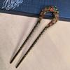 Chinese Style Hair Stick For Women Girls Vintage Hairpins Fashion Metal U-shaped Hair Clip Pins Hair Accessories