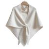 Women Shawl Wraps Solid Color Winter Neck Warm Knitted Cardigan Cape Imitation Wool Cashmere Shoulder Poncho Coat Shawl Scarf