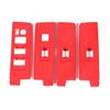 Sport Red Window Glass Lift Switch Button Frame Cover Trim For Toyota Tundra