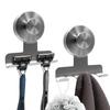Detachable Stainless Steel Razor Holder with Reusable Suction Cup Hook for Shower