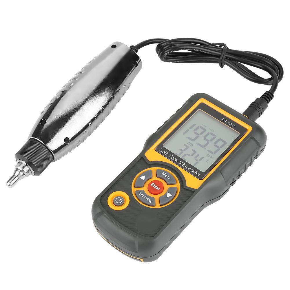 Digital Precision Split Type Vibration Meter Tester Acceleration Sensor Gauge