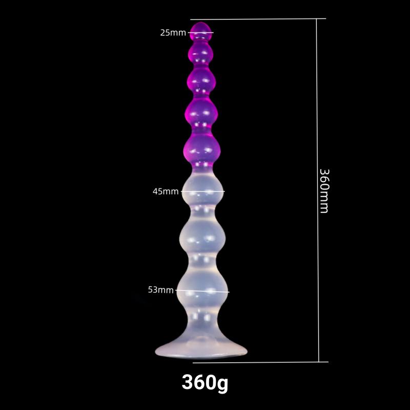 PVC Anal Plug Bead Butt Plug Prostate Massages Masturbator Sex Toys for Man Anal Dilator Sex Products