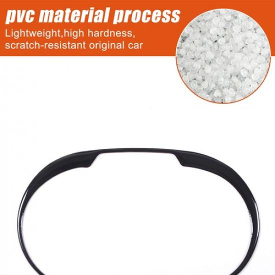 Glossy Piano Black Center Console Gear Shift Trim Sticker For Corvette C6 05-13