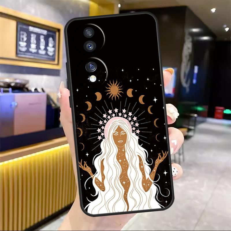 

Crescent Moon Tarot Stars Sun For Honor Magic 8 7 6 Pro Case For Honor 200 400 50 70 90 Lite X8c X8b X9a X9b X9c X9d Win RT Honor X8b