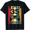 1986 1987 Birthday 35 Funny 35th Birthday Gamer Gift Unisex T-Shirt