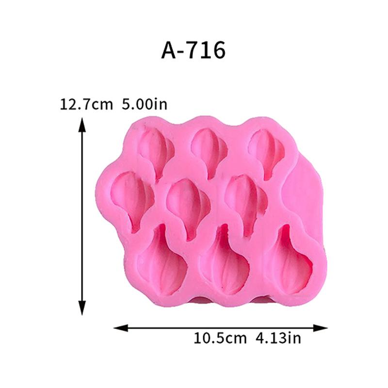 1 Piece Yegesanghua Silicone Mold Tulip Baking Tool Handmade Mold Decorative Silicone Ornament
